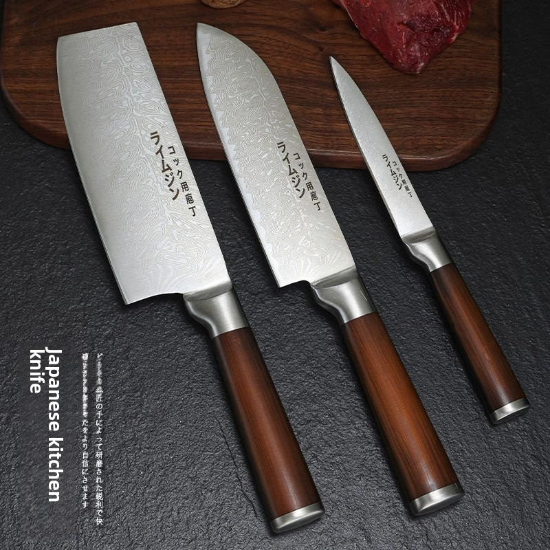 Japanese Style Stainless Steel Kitchen Knife Set